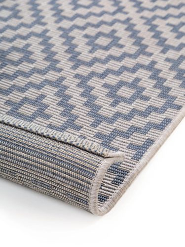 In- & Outdoor Rug Metro Blue 80x150 cm