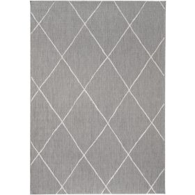 In- & Outdoor Rug Metro Grey 80x150 cm