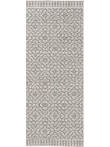 Kültéri és beltéri szőnyeg Metro Grey 80x200 cm