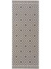 In- & Outdoor Rug Metro Black/White 80x200 cm