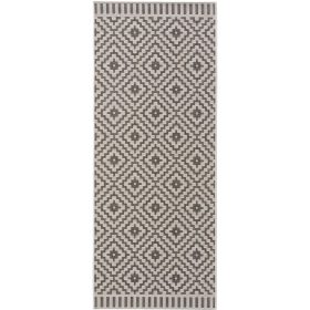 In- & Outdoor Rug Metro Black/White 80x200 cm