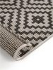 In- & Outdoor Rug Metro Black/White 80x200 cm