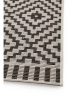 In- & Outdoor Rug Metro Black/White 80x200 cm