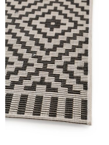 In- & Outdoor Rug Metro Black/White 80x200 cm