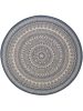 In- & Outdoor Rug Metro Blue ø 120 cm round