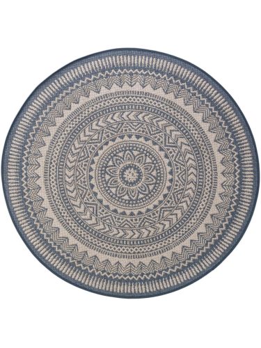 Kül- és Beltéri szőnyeg Metro Blue ø 120 cm round