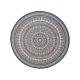 Kül- és Beltéri szőnyeg Metro Blue ø 120 cm round