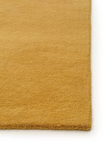 Wool Rug Bent Yellow 200x300 cm