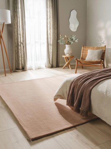Wool Rug Bent Rose 70x140 cm