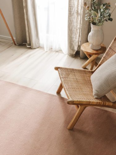 Wool Rug Bent Rose 70x140 cm