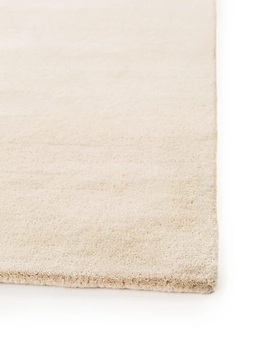 Wool Rug Bent Cream 70x140 cm