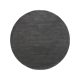 Kerek Gyapjúszőnyeg Bent Charcoal ¸ 100 cm kerek