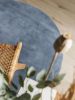 Kerek gyapjúszőnyeg Bent Blue ¸ 150 cm kerek