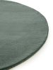 Round Wool Rug Bent Green ø 150 cm round