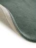 Round Wool Rug Bent Green ø 150 cm round