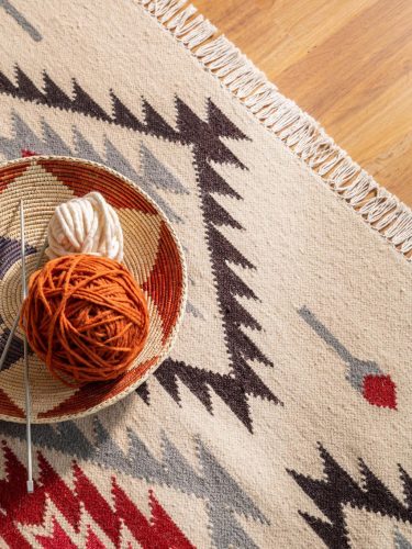 Hand Woven Kilim Zohra Beige 70x140 cm