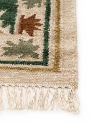 Hand Woven Kilim Zohra Green 160x230 cm