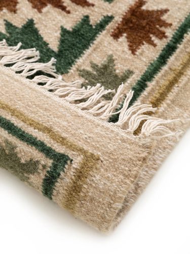 Hand Woven Kilim Zohra Green 160x230 cm