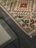 Hand Woven Kilim Zohra Green 80x200 cm
