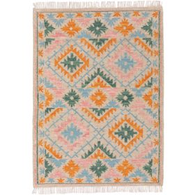Hand Woven Kilim Zohra Multicolour/Beige 70x140 cm