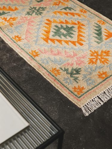 Hand Woven Kilim Zohra Multicolour/Beige 80x200 cm