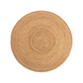 Jute Rug Jutta Light Brown ø 120 cm round