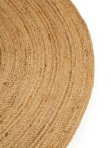 Jute Rug Jutta Light Brown ø 120 cm round