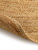 Jute Rug Jutta Light Brown ø 120 cm round