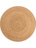 Jute Rug Jutta Light Brown ø 200 cm round