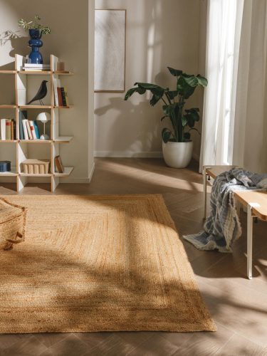 Jute Rug Jutta Light Brown 80x150 cm