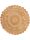 Jute Rug Jutta Light Brown ø 120 cm round