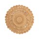 Jute Rug Jutta Light Brown ø 120 cm round