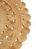 Jute Rug Jutta Light Brown ø 120 cm round