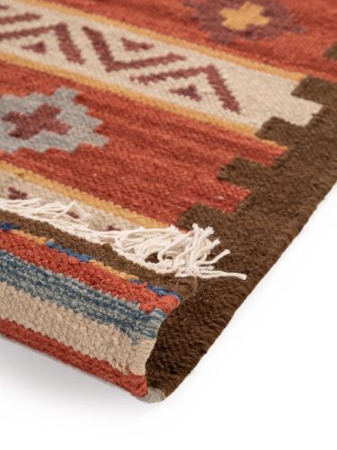 Hand Woven Kilim Zohra Multicolour/Red 80x200 cm