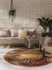 In- & Outdoor Rug Artis Beige/Copper ø 160 cm round