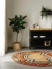 In- & Outdoor Rug Artis Beige/Copper ø 160 cm round