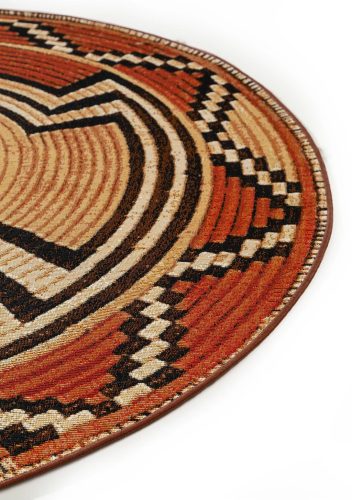 In- & Outdoor Rug Artis Beige/Copper ø 160 cm round
