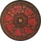 In- & Outdoor Round Rug Artis Red ø 160 cm round