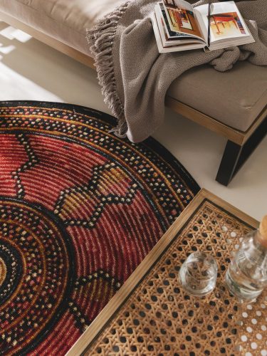 In- & Outdoor Round Rug Artis Red ø 160 cm round