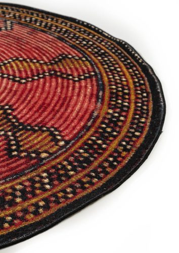 In- & Outdoor Round Rug Artis Red ø 160 cm round