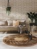 In- & Outdoor Round Rug Artis Gold ø 160 cm round