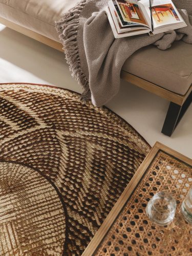 In- & Outdoor Round Rug Artis Gold ø 160 cm round
