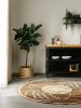 In- & Outdoor Round Rug Artis Gold ø 160 cm round