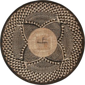 In- & Outdoor Rug Artis Black ø 160 cm round