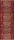 In- & Outdoor Rug Artis Multicolour/Red 80x250 cm