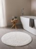 Fürdőszobaszőnyeg Bamboo White o 70 cm kör alakú