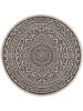 In- & Outdoor Round Rug Cleo White/Black ø 120 cm round