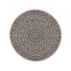 In- & Outdoor Round Rug Cleo White/Black ø 120 cm round