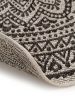 In- & Outdoor Round Rug Cleo White/Black ø 120 cm round