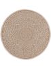 Kül- és beltéri kör alakú szőnyeg Cleo Cream/Beige o